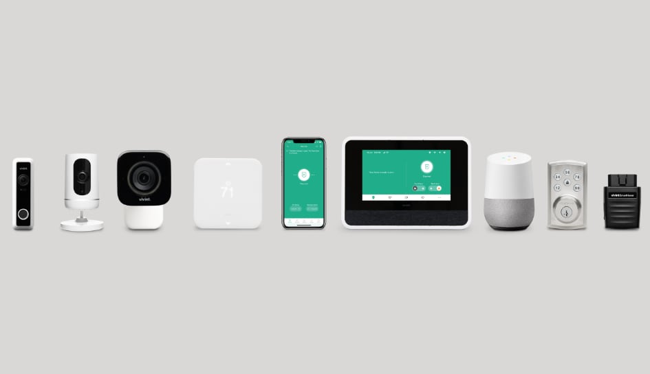 Vivint home security product line in Napa